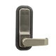Single Combination Lever Lock with Passage - Satin Nickel (2835SN) Single Combination Lever Lock with Passage - Satin Nickel (2835SN)